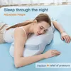 Ball Caps Sarlota Memory Foam Cervical Pillow Adjustable High Orthopedic Neck Pain For Side Back Stomach Sleeper Remedial Pillows