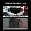 Stands Funda Nintendo Switch Oled Stand Titular Cristal Decorativo Caso Protetor Switch Dust Cover Host Base NS Shell Game Acessórios