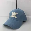 Brim Hats Designer Baseball Baseball Hats Hats Regulowany litera Solid Cowboy Hafted Sunshade Sport 240229