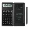 Foldable Multifunctional Scientific Calculators 10-Digit Large Screen Display With Notepad Erasable Writing Tablet Digital Drawing Pad Math Calculato