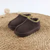 أطفال الأطفال Toddler Tasman II Slippers Tazz Baby Shoes Chesut Fur Slides Sheepesk Sheerling الكلاسيكية الفائقة الصغار الصغار