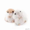 Animaux en peluche en peluche mode mignon doux réaliste souris Miniatures créatif délicat dessin animé Hamster Figurines Kaii Animal en peluche