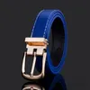 INS Kids metalen naaldgespen riem mode kinderen geruit PU lederen riemen jongens casual tailleband tailleband meisjes bijpassende accessoires S1124