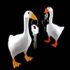 Other Home Decor Home Decoration Magnetic Goose Key Holder Duck Magnetic Suction Statue Standing Storage Rack Suction Key Scissors Resin Crafts Q240229