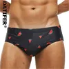 Men's Swimwear Datifer Summer Mens Shorts Swim Briefs Beach Sexy Removed Breathable Pad Printing Plus Size Bermudas Masculina Swimming