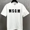 T-shirts de créateurs T-shirts pour hommes Femmes Designers 100% T-shirts en coton MSG -12 Homme Chemise décontractée Luxurys Vêtements C2 Streetwear Fit Shorts Manches Vêtements d'été
