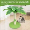 Scratchers Cat Scratching Post for Cute Kittens Scratch Post 15 inch cat Scratching Poles with Hanging Ball and Sisal Rope for Indoor Cats