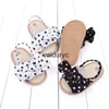 First Walkers Baby Girl Shoes Summer Sandal Slip on Breathable Cute Bowknot 0-6-12 Month Wear Prewwalking 2023 New Style FashionH24229