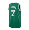 Maglie da basket personalizzate Uomo Jayson Tatum Kristaps Porzingis celtics Derrick White Jaylen Brown Jrue Holiday Al Horford Sam Bostons Hauser