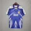 Maillots de football rétro du Real Madrid 2000 2001 Maillot de football vintage classique camiseta maison blanche R.CARLOS HIERRO REDONDO MORIENTES qualité supérieure S-2XL