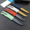 5 Models BM 5370FE Shootout AUTO Hunting Folding Knife 3.51" D2 Tanto Blade Nylon Fiberglass Handles Automatic Assisted Outdoor Tactical Tool 556 15080 535