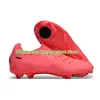 Chaussures de football de qualité Phantom Luna Elite FG Low High Version Crampons de football Hommes Entraîneurs de terrain ferme en plein air Chaussures de football en cuir confortables