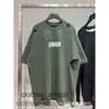 Mode Hommes Balenciga Designer t-shirt Haut Hommes Tees Version b Trou Brisé À Manches Courtes Marque Paris Industrie Lourde Lavage Burst L JHYZ