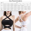 Bras Cloud Hide Women Women Sports Bra Gym Fitness biancheria intima camis Sexy Strappy Yoga Crop Top Bras Running Grip Gym Shirt Sport Awear