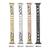 Designer dżinsowy pasek łańcucha do Apple Watch Band Ultra 49 mm 41 mm 45 mm 42 mm 38 mm 40 mm 44 mm luksusowy metalowy metalowy stal nierdzewna Bransoletka Iwatch Seria 8 7 6 SE 5 4 3 Designer5