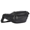 Waist Bags Vintage Leather Men Bag Thin Outdoor Sports Tactical Pauch Male Small Running Fanny Pack Crossbody Chest Money Belt