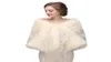 Cms09 futra nowożeńca ukradła styl vintage Faux Fur Winter Wedding Płaszcz Płot ślubny Wrap Fur Fort Bridal Stole Stole Stole Faux Fur Cap9798028