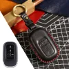 Leather Car Key Case Cover for Honda Crv Breeze Xrv Accord Civic Crider Keychain Holder Keyring Shell