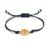 Bracelets de charme Punk Simple Sport Bracelet de basket-ball pour femmes hommes chanceux chaîne Couples Bracelet bijoux cadeau