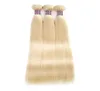 Ishow Products 613 fasci biondi estensioni dei capelli umani lisci peruviani trame di tessuto brasiliano per capelli Remy da 1028 pollici per donne ragazza33744758