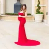 Dresses Maternity Photography Dresses Sleeveless Low Chest Fitting Pregnant Woman Baby Shower Stretchy Dresses Pregnancy for Photo Shoot