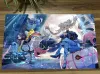 Pads Yugioh Girls Marincess TCG Mat Trading Game Mat CCG Playmat Antislip Guma myszy biurko biurka Play Mat Bag 60x35cm