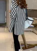 Women's Blouses Spring Summer Korean Design Loose Striped Shirt Thin Retro Long Sleeve Chiffon Blouse Button Cardigan Clothes Women