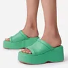Sandali da donna 2024 con plateau e scarpe con zeppa per pantofole estive con tacco zeppe con tacco Zapatos Mujer