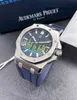 Relógio moderno cronógrafo ap relógio de pulso royal oak série offshore titânio relógios mecânicos automáticos masculinos ff0783j