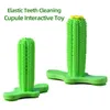 Jouets à mâcher pour chiens, jouets à mâcher pour grands chiens, brosse à dents en caoutchouc pour petits chiens, distributeur de friandises, nettoyage des dents, fournitures pour animaux de compagnie, jouet interactif pour chiot Cactus