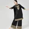 Scene Wear Women's Dance Eastern Traditional Robe Winter and Autumn Performance Clothing