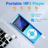 Lettore Lettore MP3 con Bluetooth 5.0, Lettore musicale con scheda TF da 32 GB, FM, Auricolare, Lettore musicale HiFi portatile (Nero)