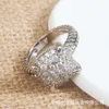 David Yurma Anéis de designer de joias para mulheres Conjunto de anel Davids com imitação de diamante 14mm Anel de rosca com botão da moda