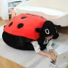 Kussens 100 cm draagbaar insect pluche speelgoed Ladybug gevulde kussen grappig feest cosplay pop gevulde zachte pluche slaapkussencadeaus