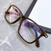 2024NEW CONCISE UNISEX RECTANGULAR GLASS FRAME 447O Italien Plank Fullrim Luxury Desig C57-17-145 För receptbelagda glasögonglasögonglasögon