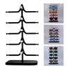 Jewelry Pouches Bags Sunglass Eyeglass Frame Rack Display Counter Stand Holder Organizer 5 Layers241V