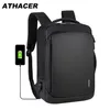 Sac à dos multifonctionnel pour ordinateur portable pour hommes, sac antivol, chargement USB, grande capacité, résistant à l'usure, voyage, école de commerce, 1265V