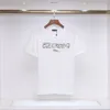 T-shirt da uomo firmata con stampa di lettere taglie forti camicia sportiva a maniche corte T-shirt pullover in cotone abbigliamento estivo