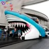 wholesale 6x4.5x4.5mH (20x15x15ft) Original design display inflatable shark head tunnel air blown ocean animal tent for party event entrance decoration toys sports