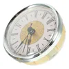 Horloges murales Accessoires d'horloge à quartz Tête ronde Mini Insert Remplacement Mosaïque Métal avec mouvement simple