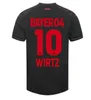 S-4XL 23 24 Bayer 04 Leverkusen Soccer Jerseys 23 2024 Home Away Third Demirbay Wirtz Bakker Bailey Home Ch Aranguiz Paulo Schick Shird Kits