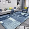 Tapis Moderne Style Nordique Tapis Lumière De Luxe Salon Chambre Chevet Tapis De Sol Maison Grande Surface Tapis Vestiaire Salon Tapis Drop Dhp4B