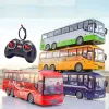 Cars Kids Toy RC Car Remote Control School Bus med Light Tour Bus Radio Controlled Electric Car for Children Toys Gift