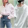 T-shirts de mode Tops à manches courtes pour femmes d'été avec des chemises de créateur à rayures ou mentales 26391