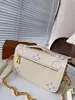 24SS Women's Luxury Designer Milky Way Series New Messenger Bag Women's Shoulder Bag Chain Bag Underarm Handväska Crossbody Bag Solid Color Makeup Bag Wallet 22cm