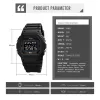 Watches SKMEI Smart Electronics Mens Watches Calorie Fitness Tracker Bluetoothcompatible Men Smartwatch reloj inteligente 1743