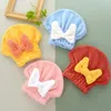 Bandanas mignon nœud papillon séchage rapide bonnet de cheveux serviette en microfibre emballage Super absorbant pour les femmes serviette de bain chapeau d'essuyage