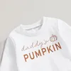 Kledingsets Peuter Baby Meisjes Outfits Brief Print Sweatshirts met lange mouwen Flare Broek 2-delige herfst-winterkledingset