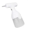 Dispensador de sabão líquido elétrico, pistola pulverizadora de espuma à prova d'água, 350ml, dispensadores automáticos de espuma para shampoo, gel de banho, limpador facial