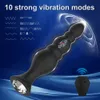 4 tamanhos anal plug vibrador controle remoto sem fio massageador estimulador de próstata adulto masculino feminino brinquedo sexual 240227